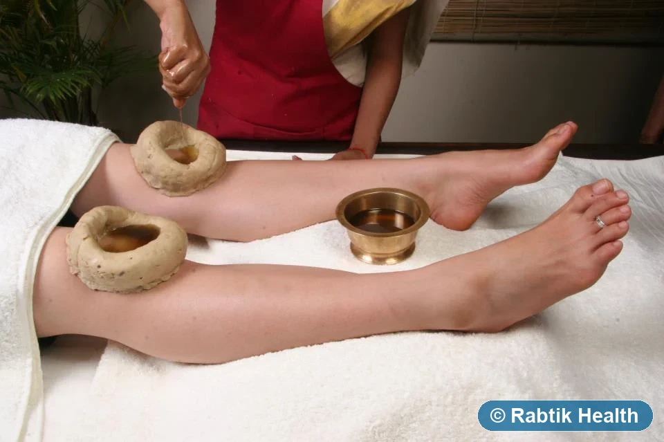 Januvasthi knee pain relief therapy